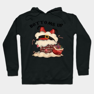 Bottoms Up, Vintage Santa Hoodie